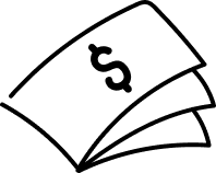 ícone de cédulas